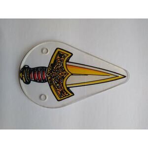 Tales Of The Arabian Nights Pinball KEYCHAIN Sword Original NOS Promo Plastic